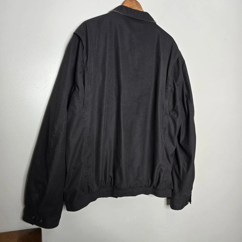 POLO RALPH LAUREN Men's Black Bi Swing Golf Jacket Windbreaker XXL 2XL Full Zip